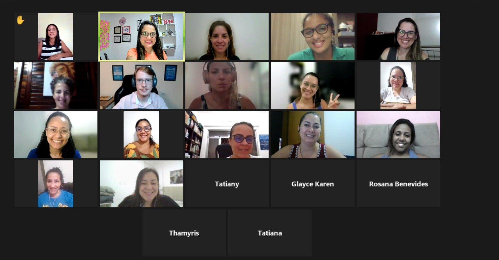 Turma de Consultoras de RH formadas por Gabriella